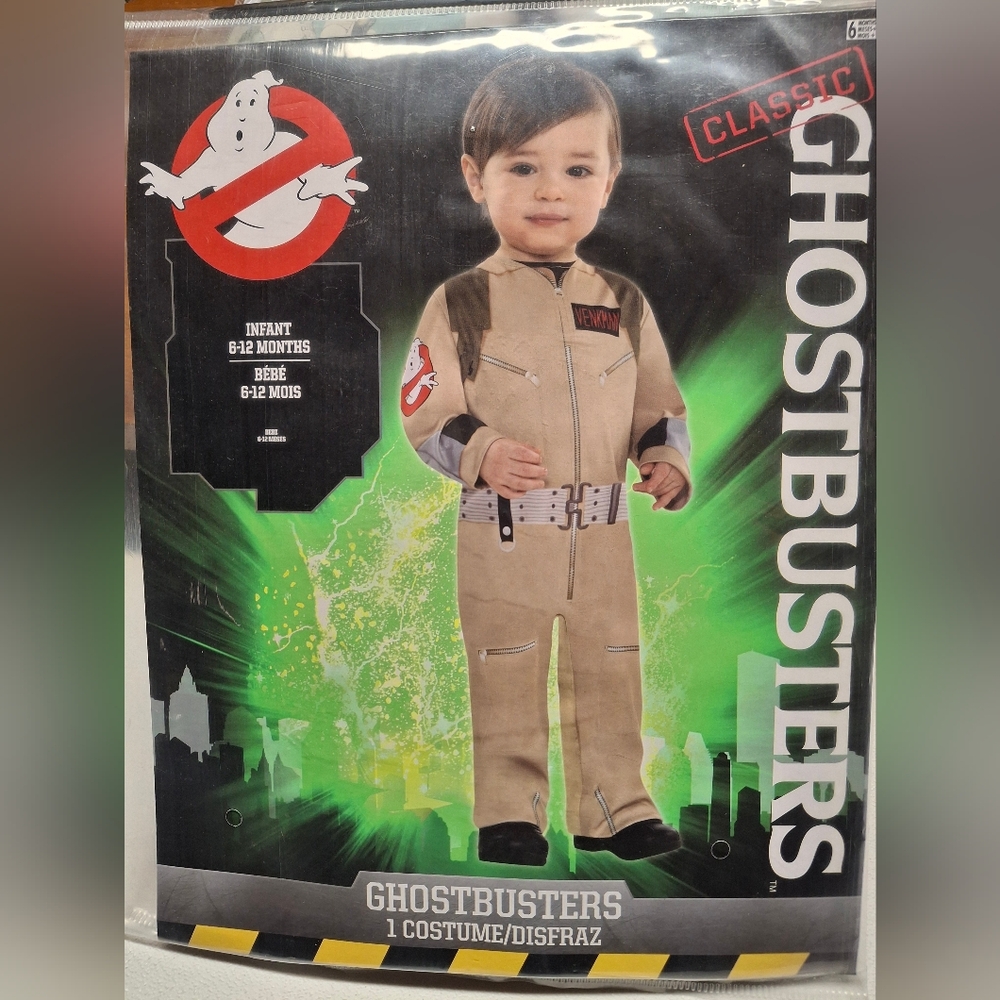 <NWT> Classic Ghostbusters Infant Costume - Beige